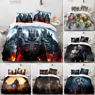 3D Gedrucktes The Witcher Bettwäsche-Set Bettbezug Schlafzimmer Bettdeckenbezüge Einzelbett Twin King Size Steppdeckenbezug Heimtextil