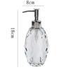 Flacone Dispenser Lozione in Vetro Cristallo Bagno Diamante Igienizzante Mani Shampoo Struccante Flacone per Acqua Regalo di Matrimonio