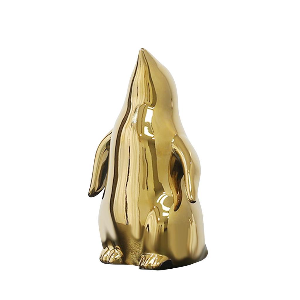 3 Pieces Penguin Sculpture Statue Porcelain Ceramic Decorative Nordic
