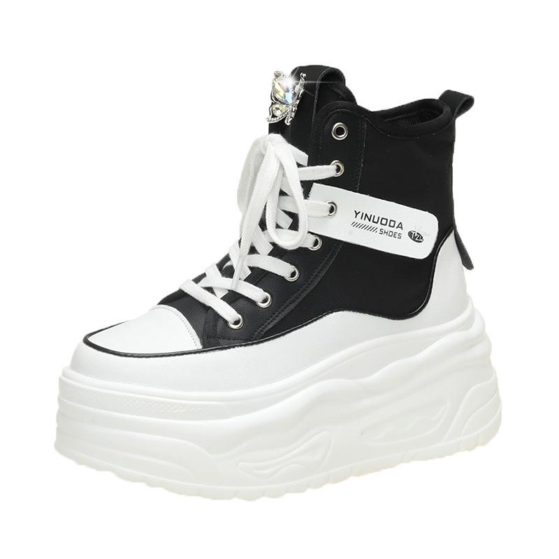 2025 New Classic Sneakers High Quality Versatile Women's Casual Shoes Thick Soled Height Boosting Outdoor Sports Running Shoes