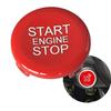 Red ABS Car Engine Start Stop Switch Button Cover Trim Replacement for Alfa Romeo Giulia Stelvio 2017 2018 2019 2020