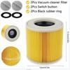 HEPA Filter for KARCHER WD3 NT18 20 38 1 MV2 Vacuum Cleaners Engineered to Capture and Fine Dust for Cleaner Air