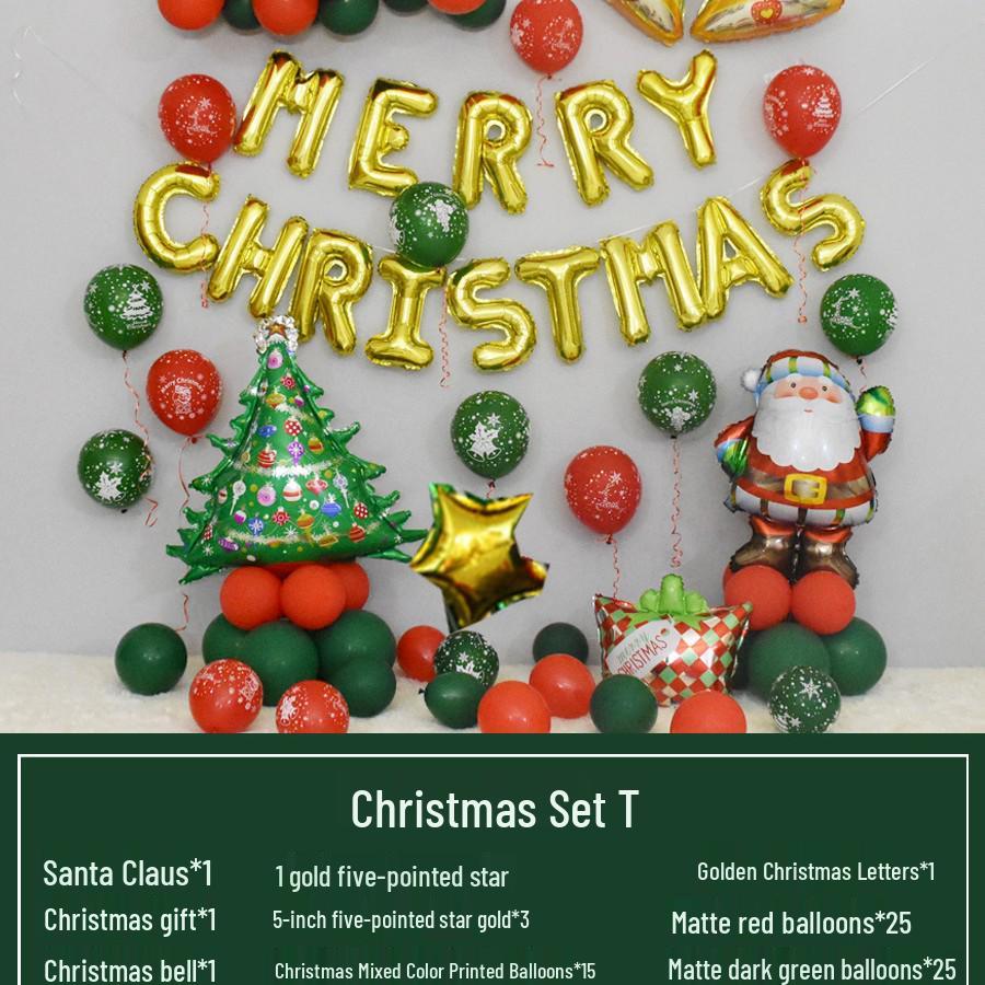 Christmas Letter Balloons for Storefronts, Kindergartens, Parties & Event Decorations
