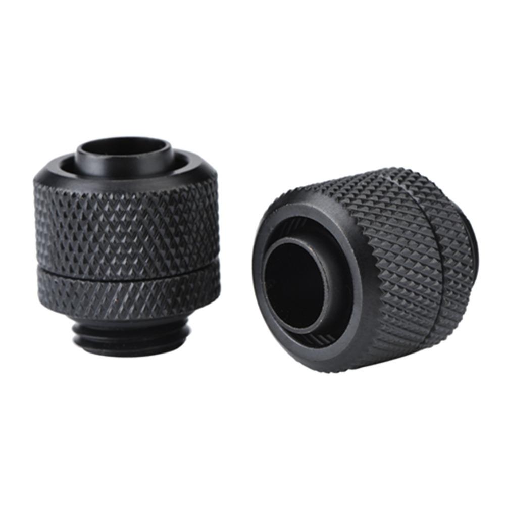 2PCS Two Touch Design Flexible Tube Connector G1/4 Thread Tube Connector  Soft Tubing System