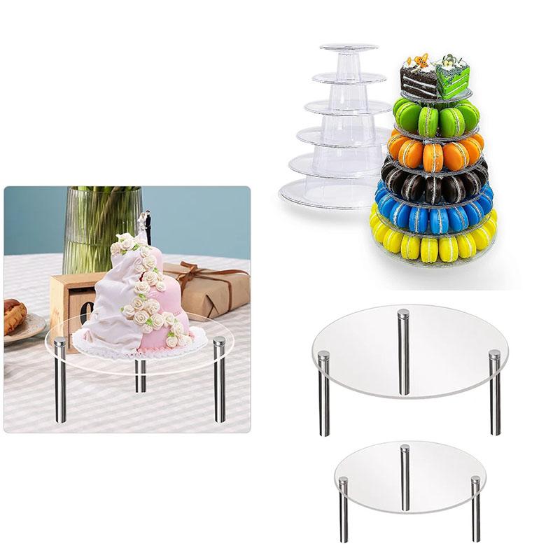 Acrylic Cupcake Stand Tiered Display Tower for Dessert Candy Pastry Macaron Wedding Party Cake Stand Holder Display Rack