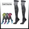 Elastic Over-the-Knee Compression Sports Socks for Men and Women - Cross-Knee Muscle Strength and Support