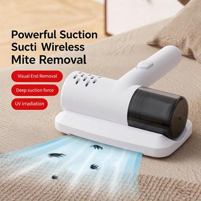 Portable Bed Vacuum Cleaner Wireless Handheld Mattress Deep Clean Dust Removal for Home Hotel Dormitory