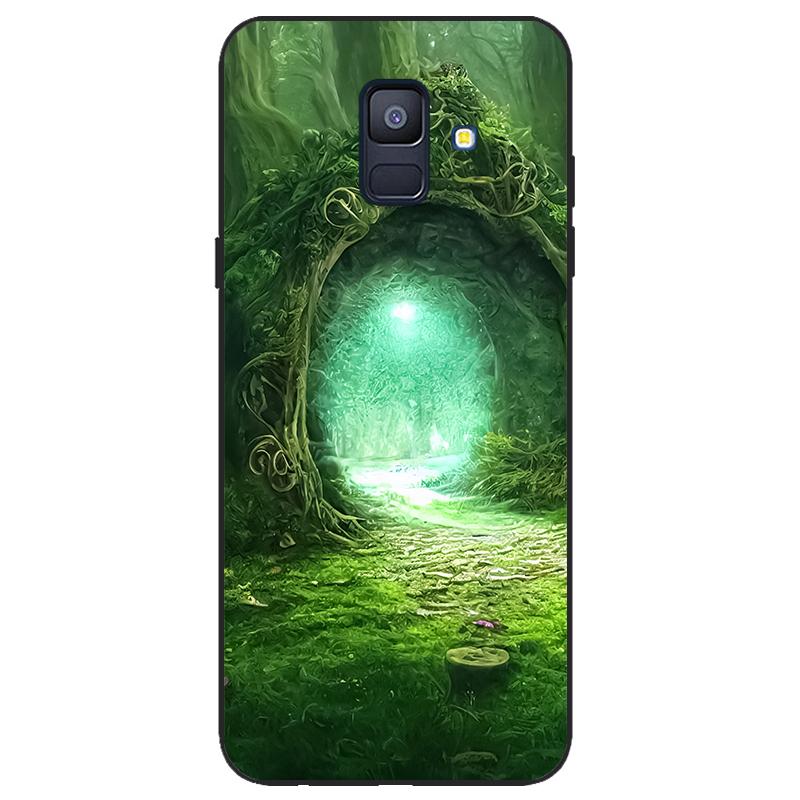 For Samsung Galaxy A6 2018 Silicone Case SIM SM A600 A600F Phone Case Tpu Case Coque Samsung Galaxy A62018 black