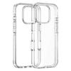 For iPhone 16 Pro Case Airbag Design PC+TPU Clear Protective Phone Cover