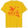 Im His Witch Im Her Boo Matching Couple T Shirts Halloween Ghost Witch Hat Broom Graphic Tees Party Outfit For Unisex Unisex