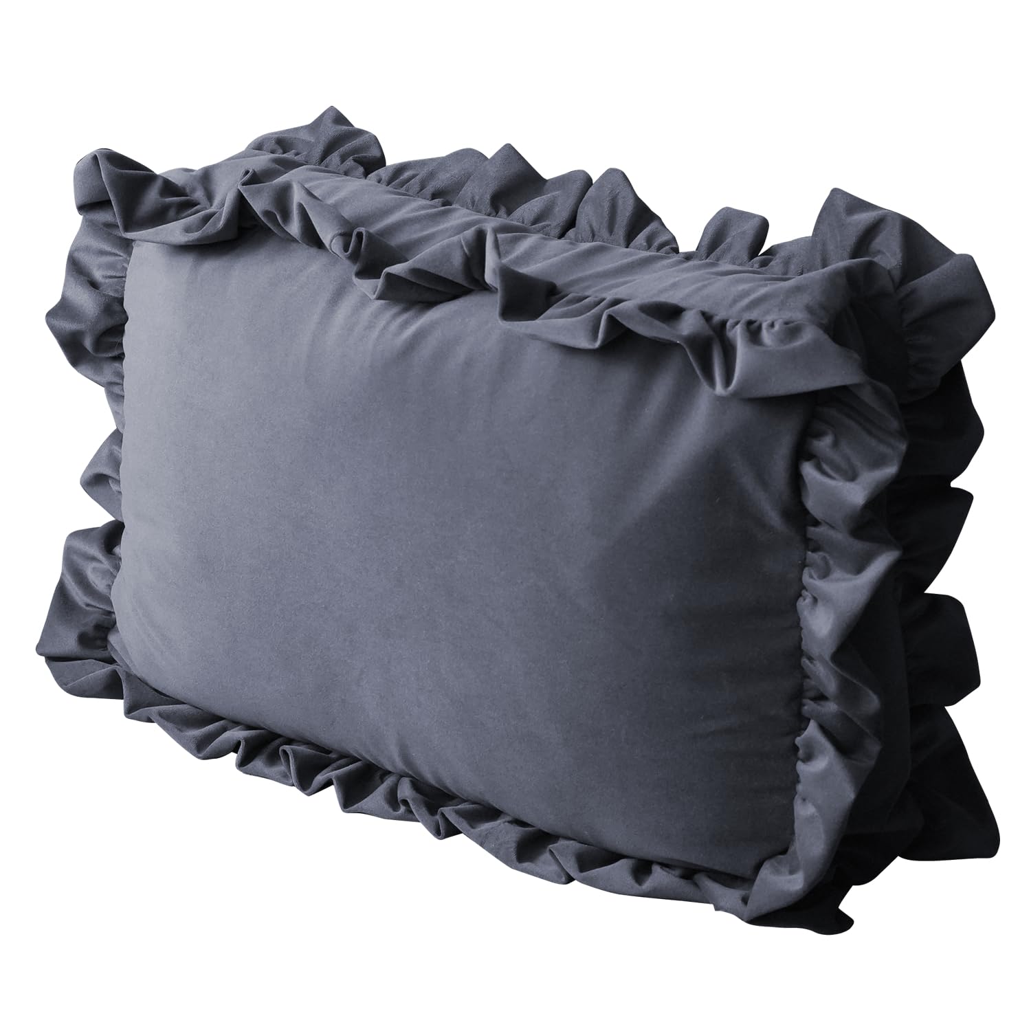 

This ruffled storage bag with cushions can be used to store blankets, towels, and blankets. It s washable and convenient for car storage. Also