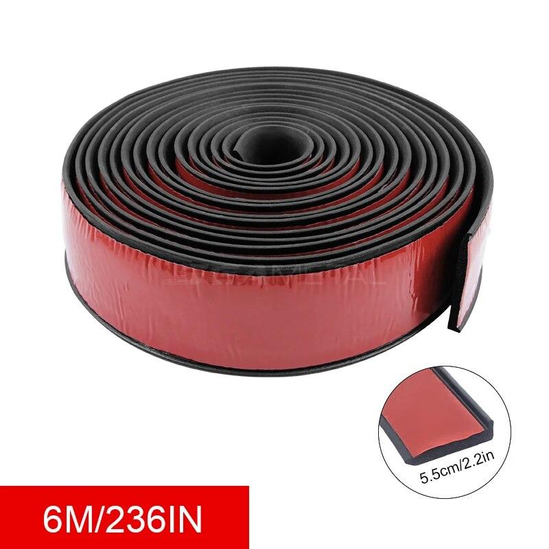 SEAMETAL Universal Fender Flares Car Wheel Arches Wing Expander Arch Eyebrow Anti-collision Strips Mudguard Lip Protector Cover