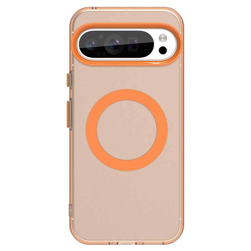 For Google Pixel 9 Pro XL Candy Color Magnetic Phone Case For Google Pixel 8 Pro 8A 9A Cases Translucent Matte Shockproof Cover