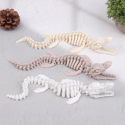 1 STÜCK Realistische Mosasaurus Skelett Replik Aquariendekoration Dinosaurierskelett Modell für Aquariumdekoration