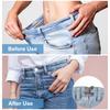 4 Set Pants Waist Tightener Adjustable Buttons for Jeans Waist Extender Buckle Waistband Button Pins for Jeans Pants 4 Colors