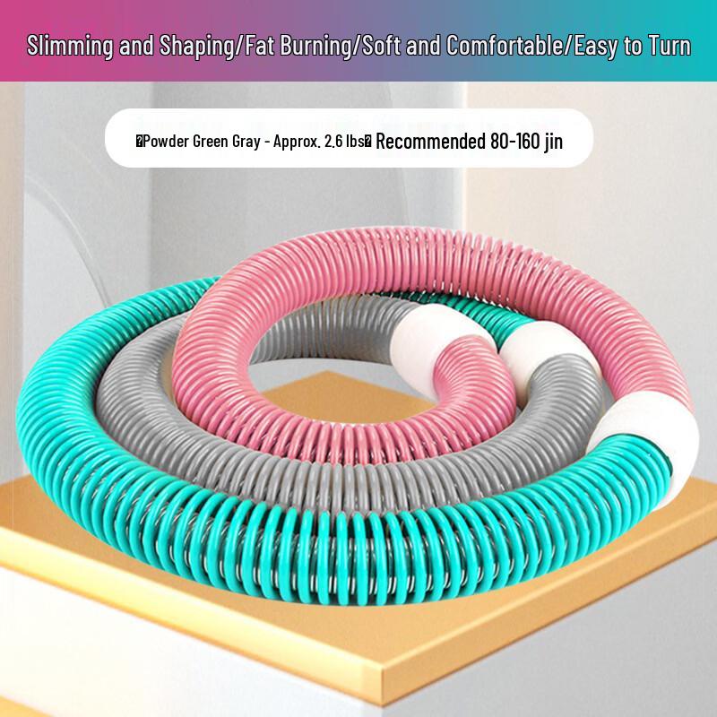 TLXT Weighted Foldable Spring Hula Hoop