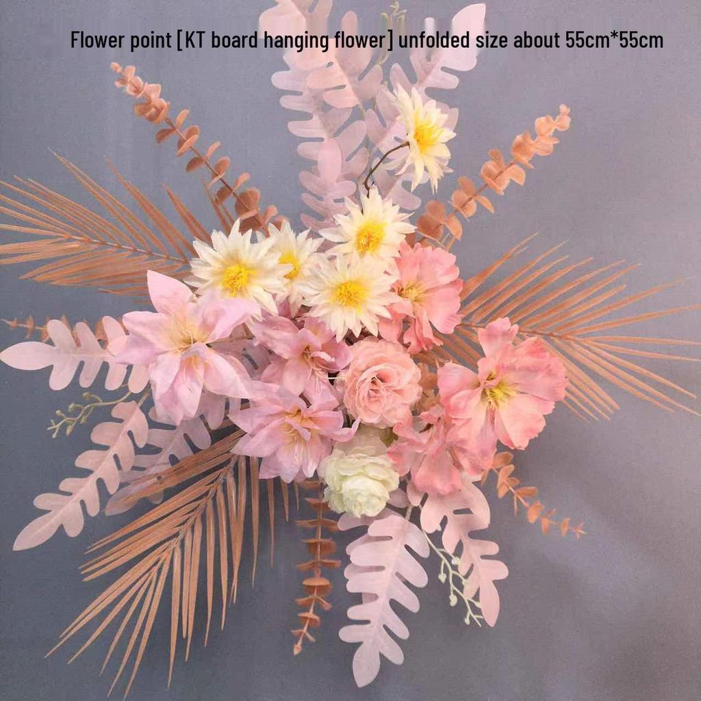 Großes Seidenblumen Hochzeitsgang & T-Bühnen Dekorationsset