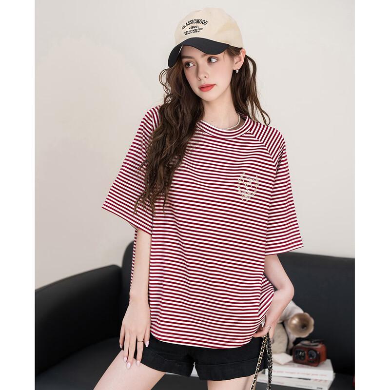 ET BOITE Striped Short-Sleeve T-Shirt S