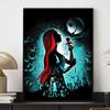 Full Round Diamond Painting Red-haired Skeleton Art Rhinestone Picture Mosaic DIY 5D Cross Stitch Embroidery Home Decoration