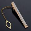 Men Tie Clip Suit Shirt Lapel Pin Detachable Design Weddings Business Events Parties Tie Pin Fashionable Accessory