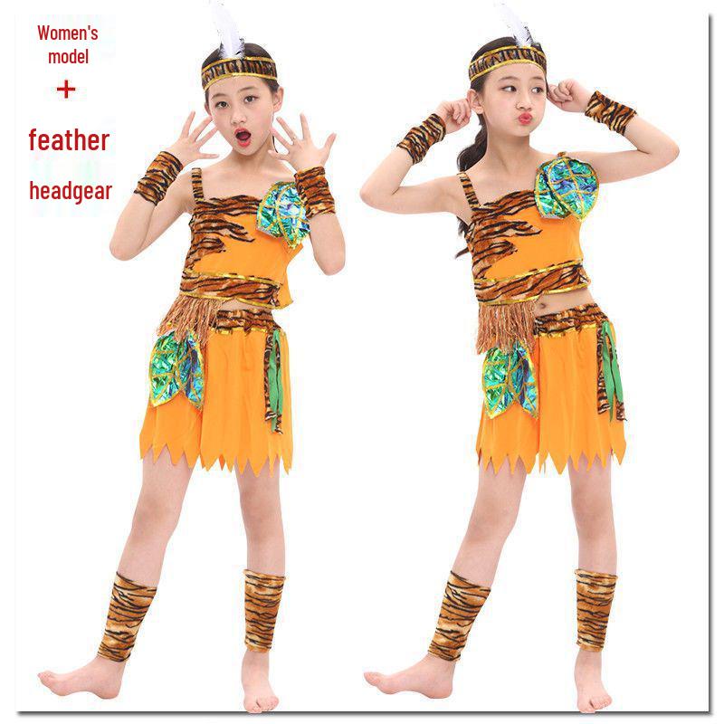 

Костюм для детского племенного выступления на День благодарения 100 for 80-90cm, ship first