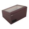 Watch Winder for 4 Automatic Watches 6 Grids Watch Storage Case Quiet Motor
