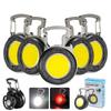 Mini LED Flashlight Work Light Rechargeable Keychain Light Portable Pocket Flashlight with Corkscrew Outdoor Light