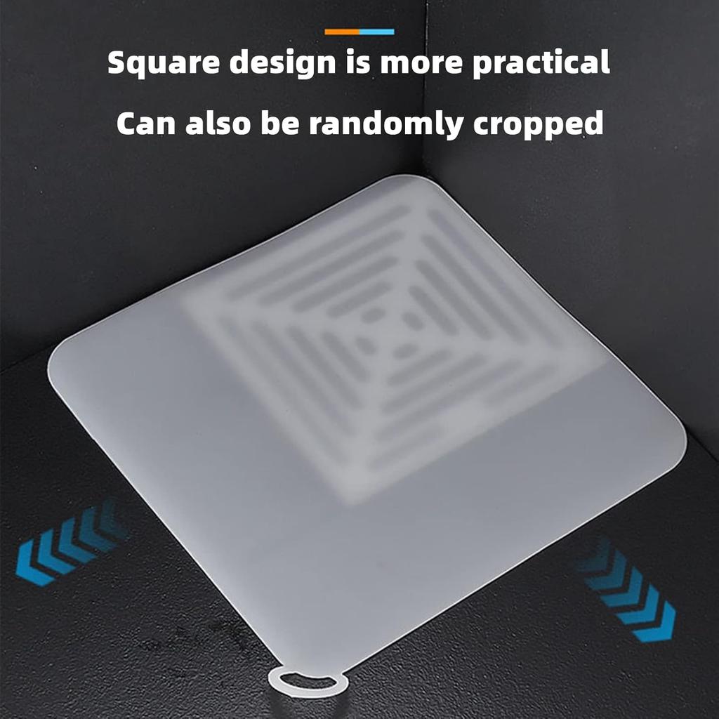 MAOYONG Tub Stopper Silicone Floor Drain Anti-Odor Mat, Silica Gel Drain Plugs, Anti-Odor Deodorizing Cover, Kitchen Seal, Sewer Deodorization