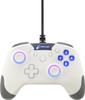 CYBER Gaming Controller HG Wired White Gadget with Two Rear Microswitch Dotted LED Adjustable LED Brightness and Gyro Approximately 20 Rapid Fires Per