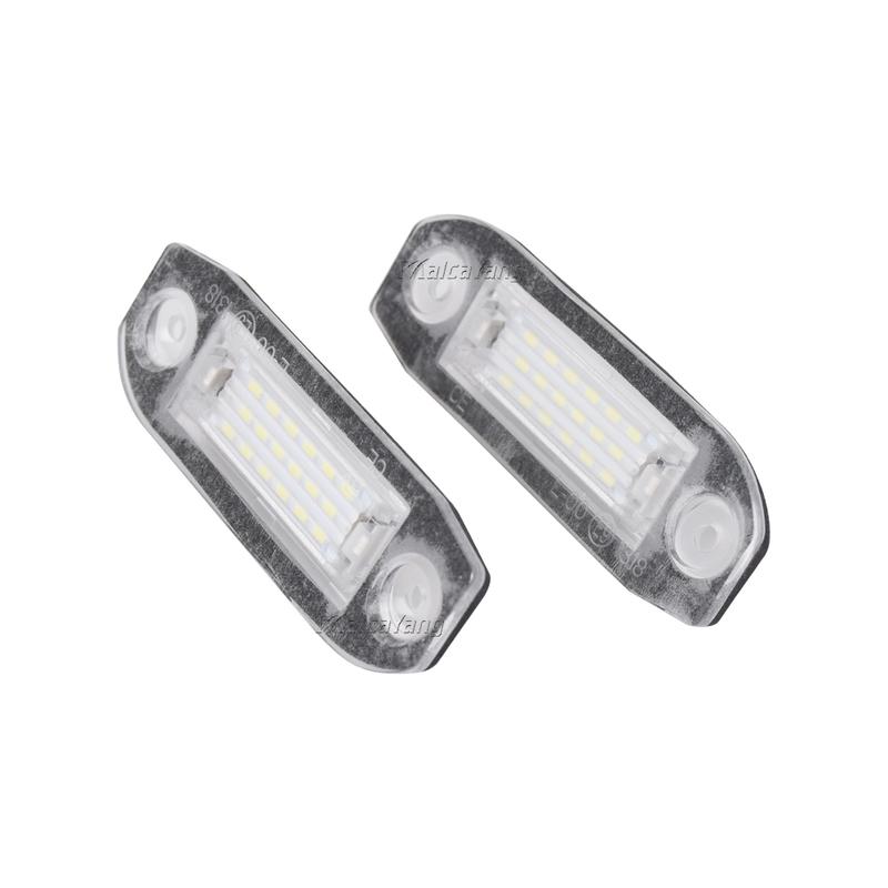 LED License Plate Light For Volvo S80 XC90 S40 V60 XC60 S60 C70 XC70 V70 Car-Styling White Number Plate Tag Lamp Error Free