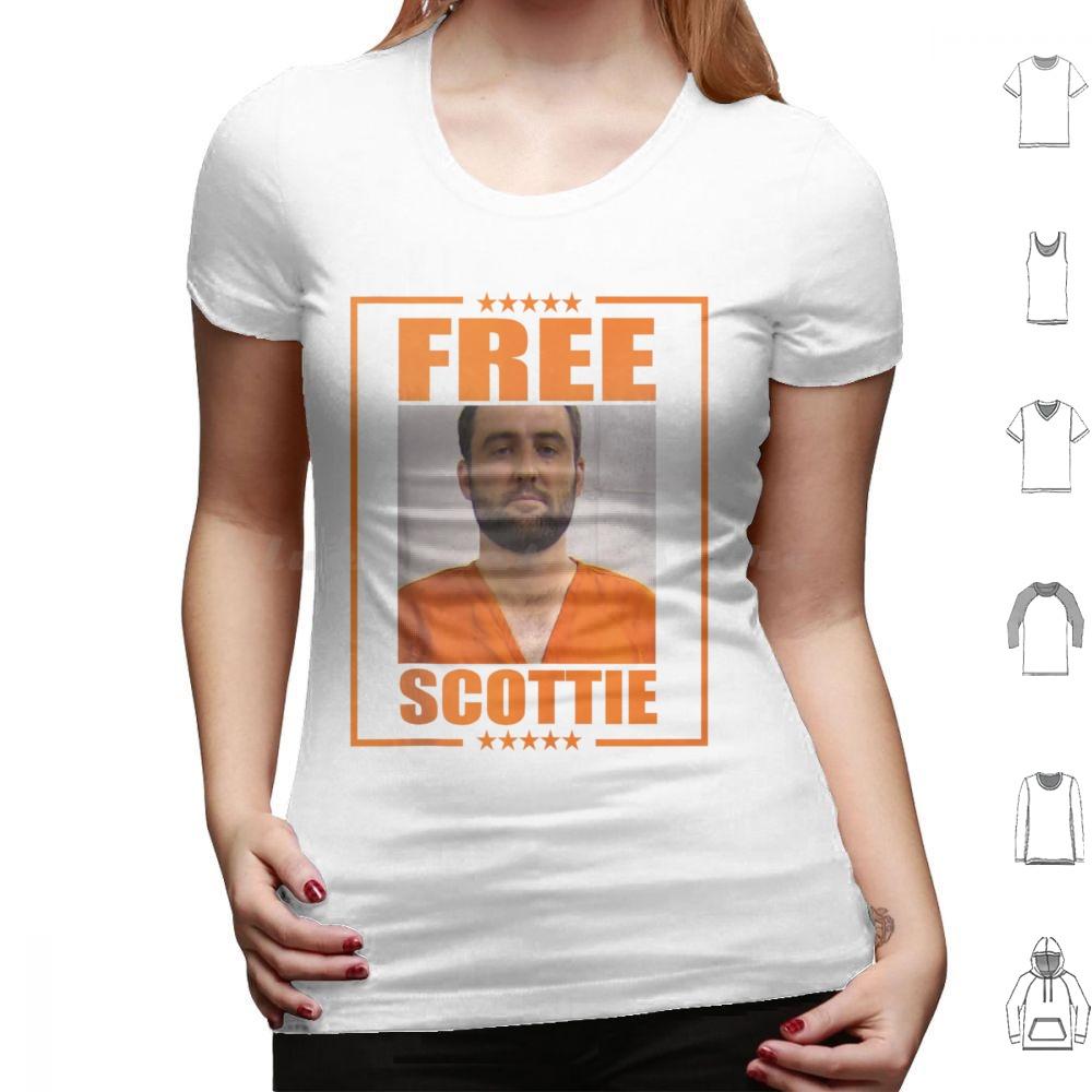 Free Scottie Mugshots T Shirt Cotton Men Women DIY Print Free Scottie Scottie Pga Valhalla Police Cops Scottie Scheffler Golf