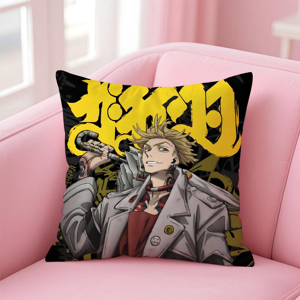 manga gritty GGachiakuta Cushion Cover Pillowcase Short Plush Invisible zipper Room Sofa Cushion Cover