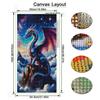 Diy Diamond Mosaic Dragon Large Size Diamonds Painting Animals Full Drill Rhinestone Embroidery Jewelry Cross Stitch Kits Wall Decor