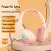 Over-Ear Wireless Bluetooth Gaming Headset with Noise Cancelling, Card Slot, and Ultra-Long Battery Life - Universal for Mobile Phones