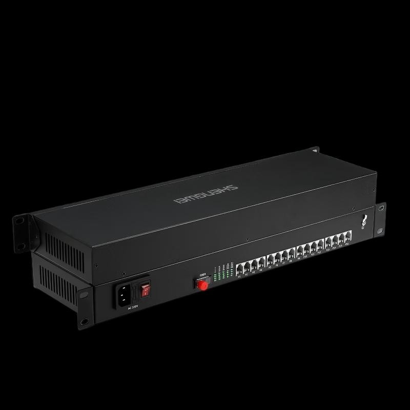 Shengwei 16-Channel Digital Telephone Fiber Optic Transceiver