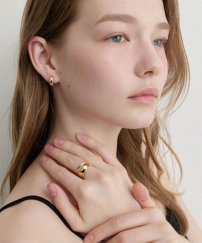 Halden Grooved Line Ring (R022_Gold)