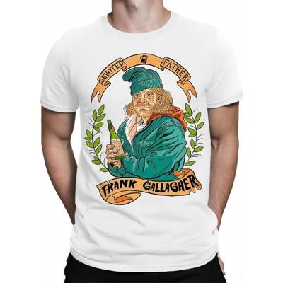 ADHWNMQW Skamlös Konst T-shirt, Frank Gallagher Tee, Herr Vit