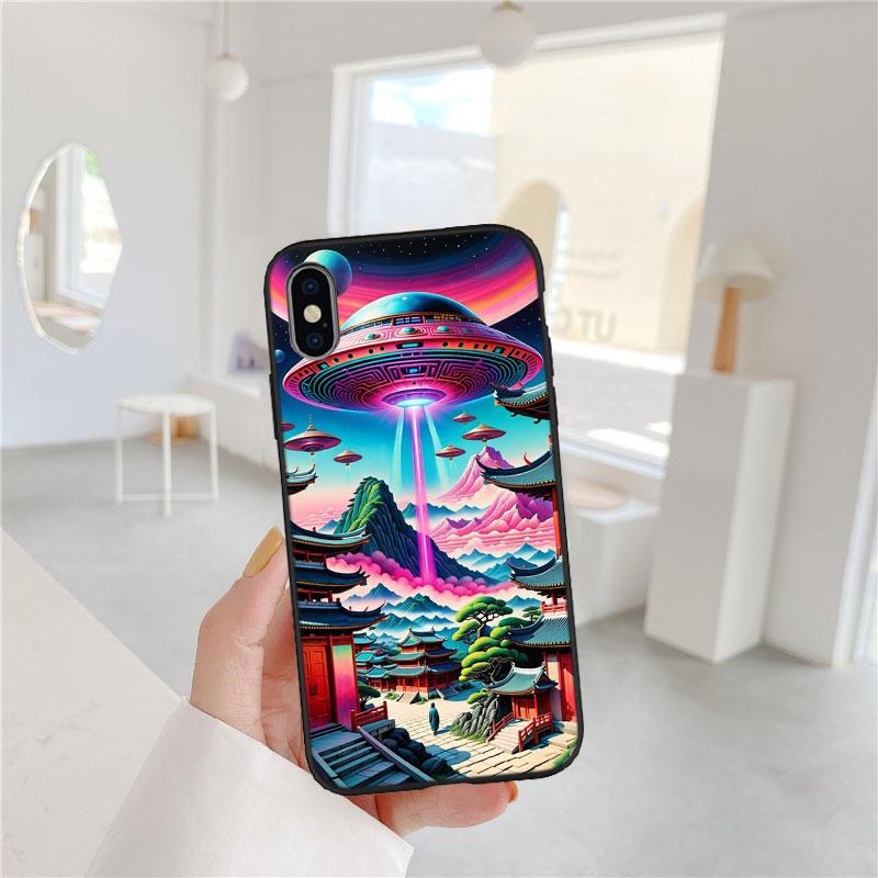 MY25 Space Astronaut Alien UFO Soft Shell Phone Case for Redmi Note 10 11 12 Pro Max 10S 10C 10T 11A 11S 12S 12C