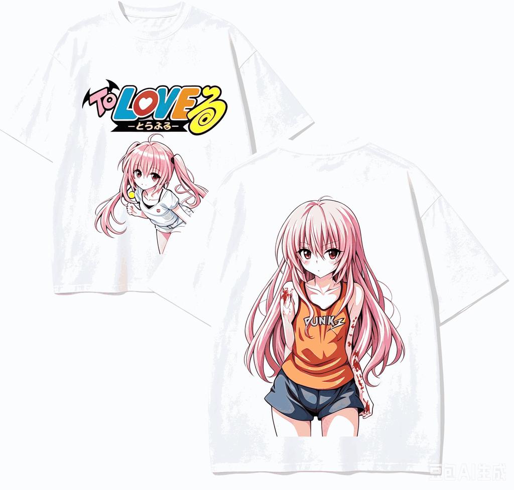 To LoveRu Anime Lover TShirt Harajuku Cotton NewModel High Street Retro Fashion Oversized Unisex Couples High Quality Classic