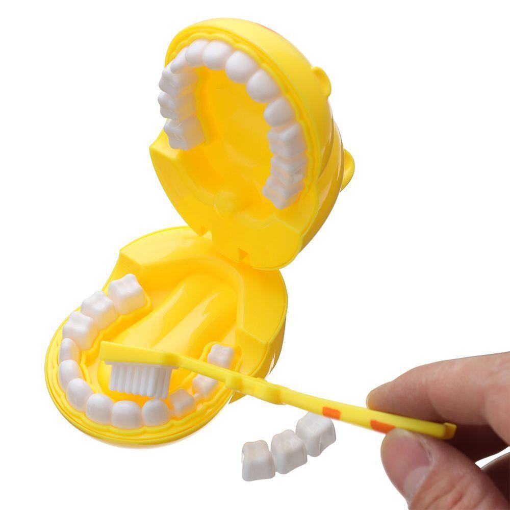 Model Set Role-playing Games Set Kids Pretend Play Dentist Giraffe Modeling Dental Doctor Toys