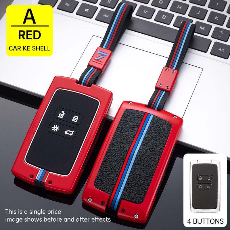 Renault Key Cover for Koleos, Captur, Fluence, Scenic, Latitude, and Megane - Remote Control Card Shell.
