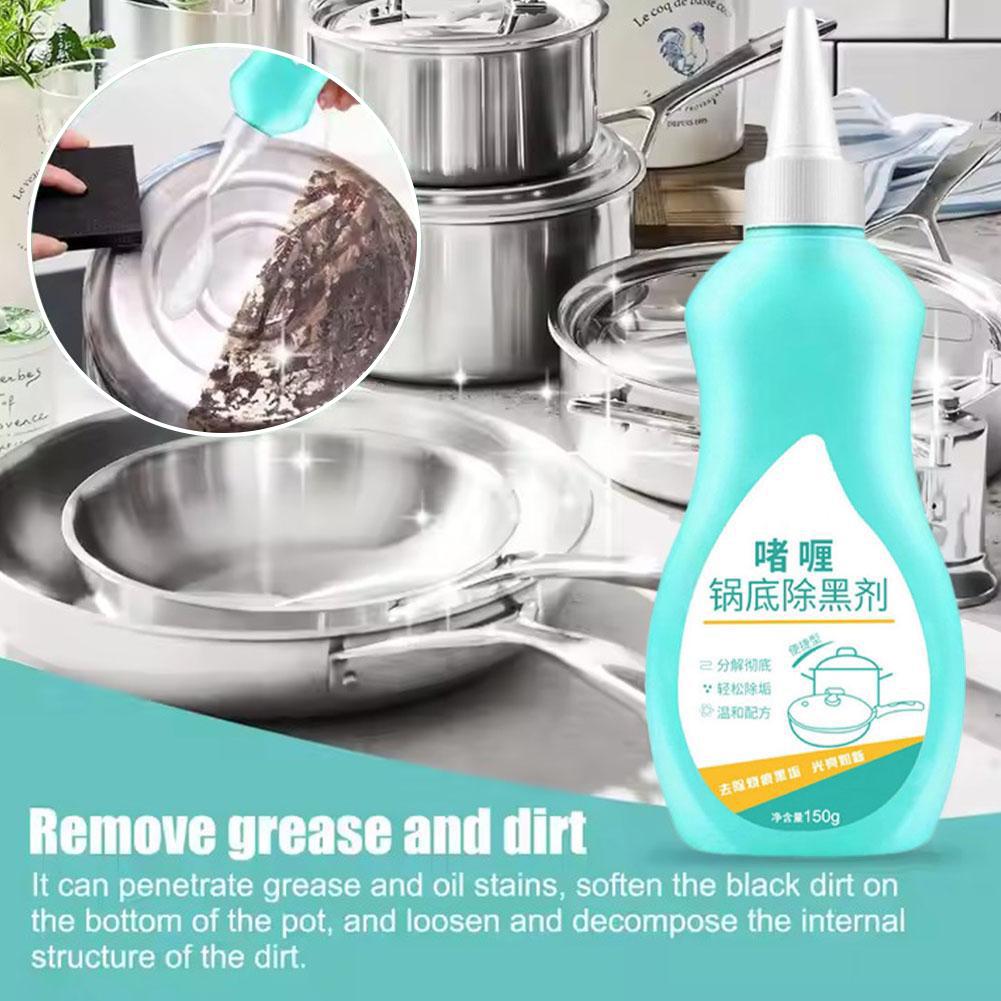 Gel Pot Bottom Black Remover Heavy Oil Stains Black Stain Black Steel Bottom Stainless Descaler D0P0