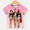 2026 New KPop Girl T-shirt, Fashion 3D Short-sleeved, Girl Trend Top