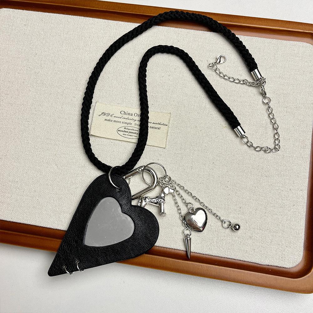 Mengqu Cute Puppy Necklace~ Children's Fun Versatile Long Accessories Women's New Popular Necklaces