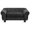 Pet Sofa - vidaXL - 72x45x30 Cm - Dark Grey - Plush - Indoor