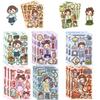 8 Styles of Small Dumplings for Space-time Wear Stickers DIY Mobile Phone Case Decoration Korean Ins Waterproof