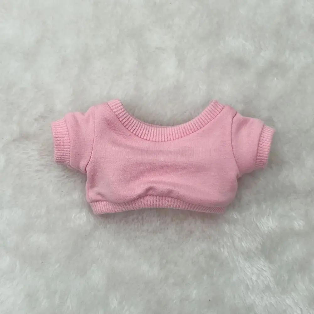 20Cm Doll Clothes Shirt Cotton Sweater Pants Solid Color No Attributes Doll Clothes Doll Accessories High Quality Diy Clothes