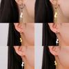Springende Katze Schwingende Ohrringe Damen Edelstahl Lange Quastenohrringe Modeohrringe Niedlicher Tier Schmuck Geschenke