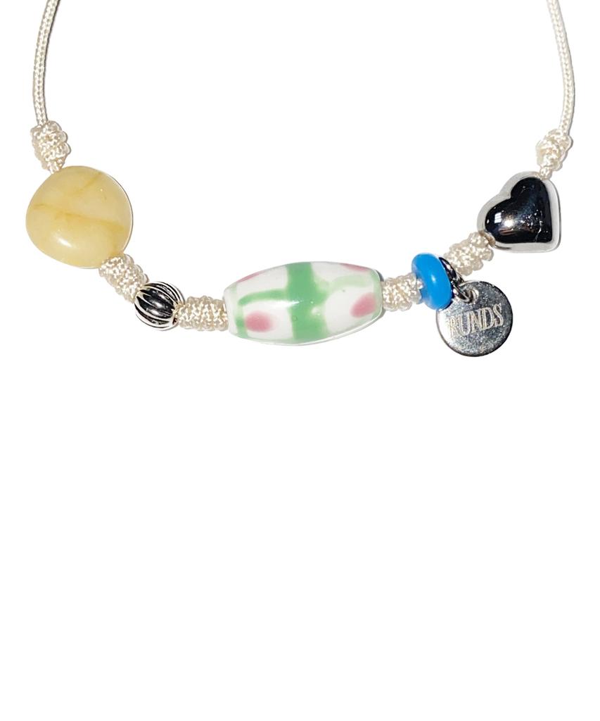 Runds White Gemstone Bracelet