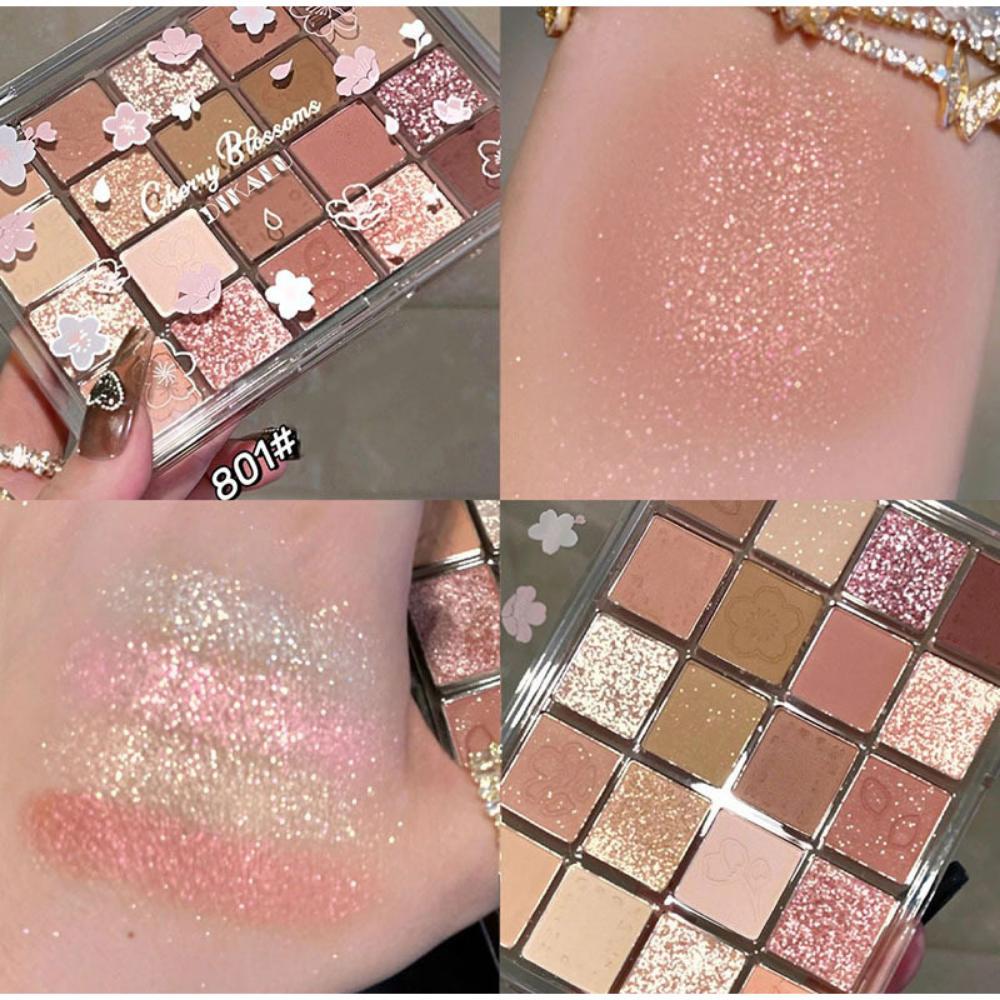 Cremă cu sclipici Glitter pentru fard de ochi Machiaj coreean rezistent la apă Fard de pleoape Paleta Machiaj pentru femei Ochi strălucitori Instrumente cosmetice